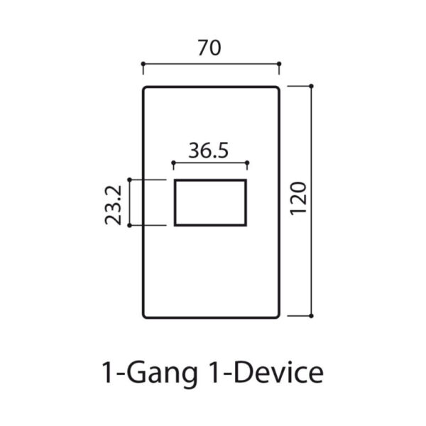 Mặt 1 lỗ đen ánh kim WEV68010MB panasonic - Ảnh 2