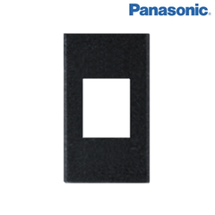 Mặt cho ổ cắm đơn 3 chấu đen ánh kim WEV680290MB panasonic