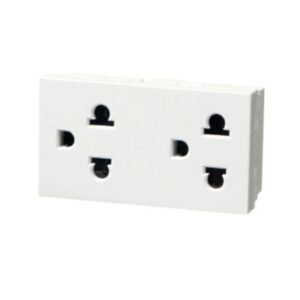 Ổ cắm đôi 3 chấu DOBO A50-88520