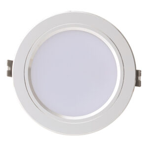 Dowlight 7w 6500K viền bạc Rạng đông AT10 90/7W=>8W