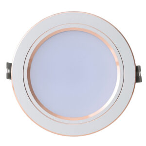 Dowlight 7w 6500k viền vàng Rạng đông AT10 90/7W