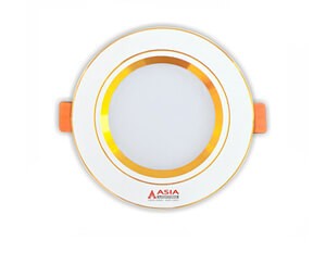 Đèn LED Âm Trần 5W 3 Màu Asia Mặt Vàng MV5-D65