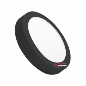 Đèn LED Ốp Nổi Tròn 24W Đổi Màu Asia Vỏ Đen PNOT24-DM
