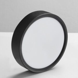 Đèn LED Ốp Nổi Tròn 12W Đổi Màu Asia Vỏ Đen PNOT12D-DM