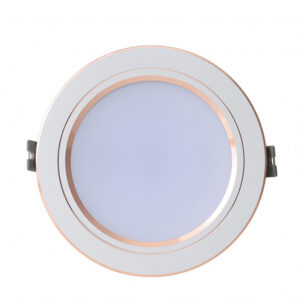 Dowlight 12w 3cđ viền vàng Rạng đông D AT10L ĐM 110/12W