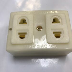 Ổ cắm 2 lắp nổi F14 Faco / Sanomax
