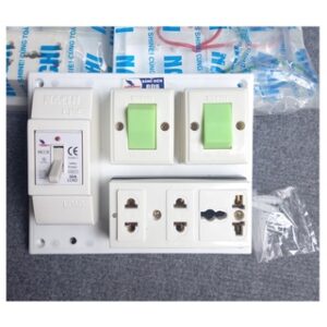 Bảng điện 2 Công tắc rời + Aptomat 20A - BĐ8 Nachi