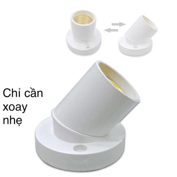 Đui đèn đa năng Hinoki