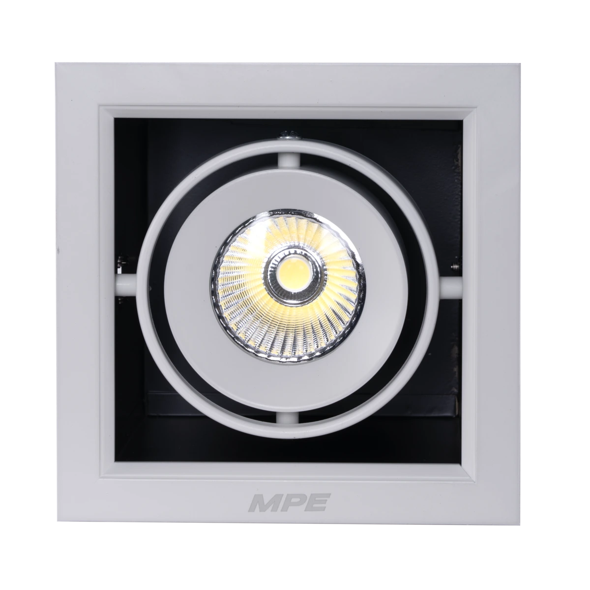 LED Downlight âm trần Chiếu điểm 1 đèn 12W ánh sáng vàng DLS-112V