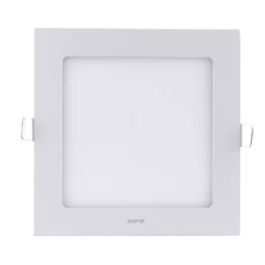 LED Panel âm trần nhôm, mặt vuông 12W ánh sáng vàng SPL-12V