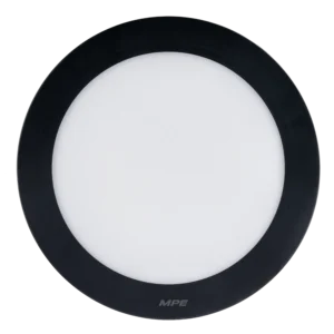 LED Panel ốp nổi nhôm, thân đen, mặt tròn 24W - 3 chế độ màu SRPLB-24/3C