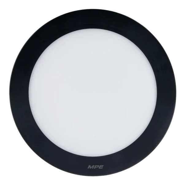 LED Panel ốp nổi nhôm, thân đen, mặt tròn 24W - 3 chế độ màu SRPLB-24/3C