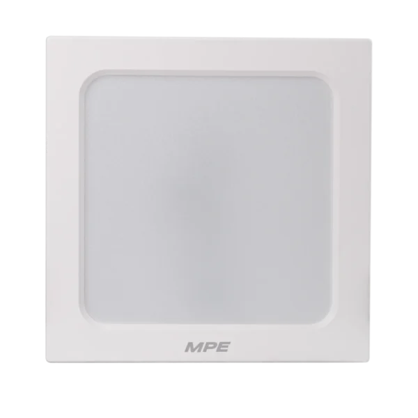 LED Panel ốp nổi nhựa, mặt vuông 12W - Trắng