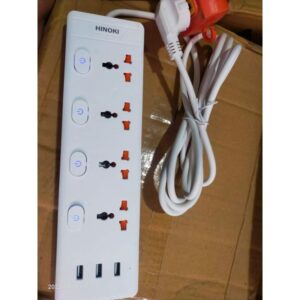Ổ cắm dây 4 ổ có USB 2.5M Hinoki